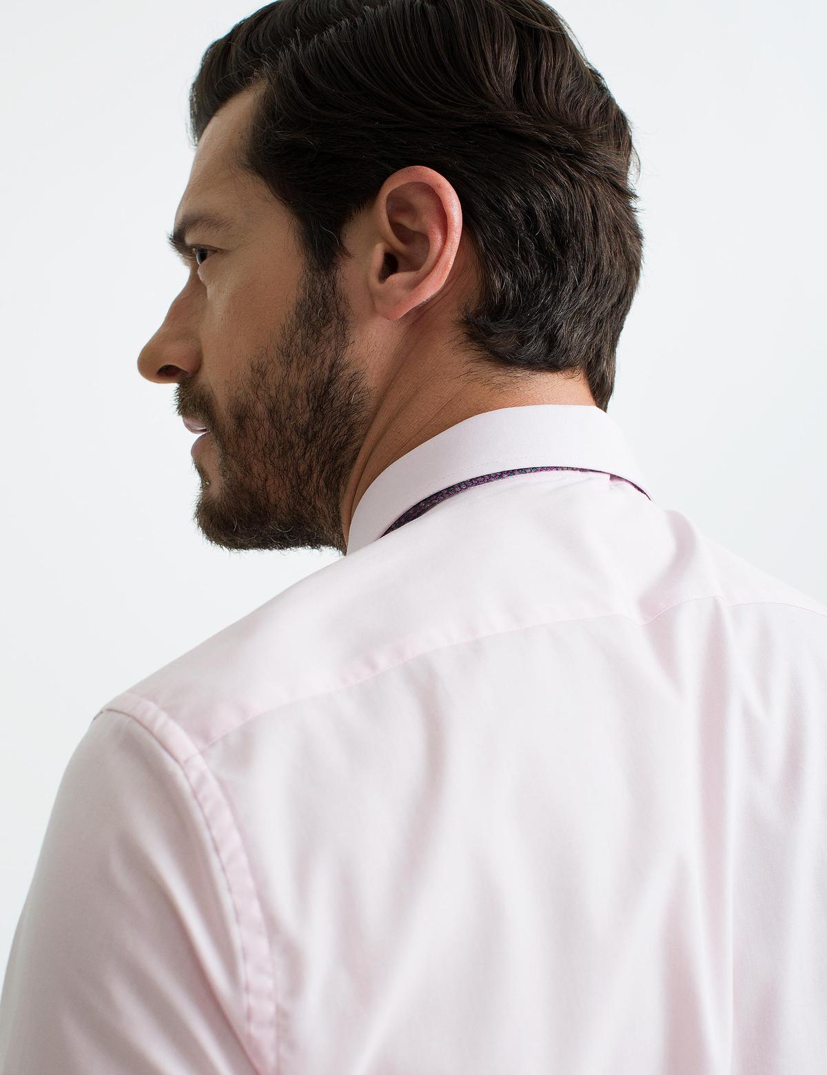 Pembe Regular Fit Basic Gömlek - 50189515046