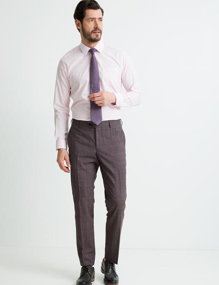 Pembe Regular Fit Basic Gömlek - 50189515046