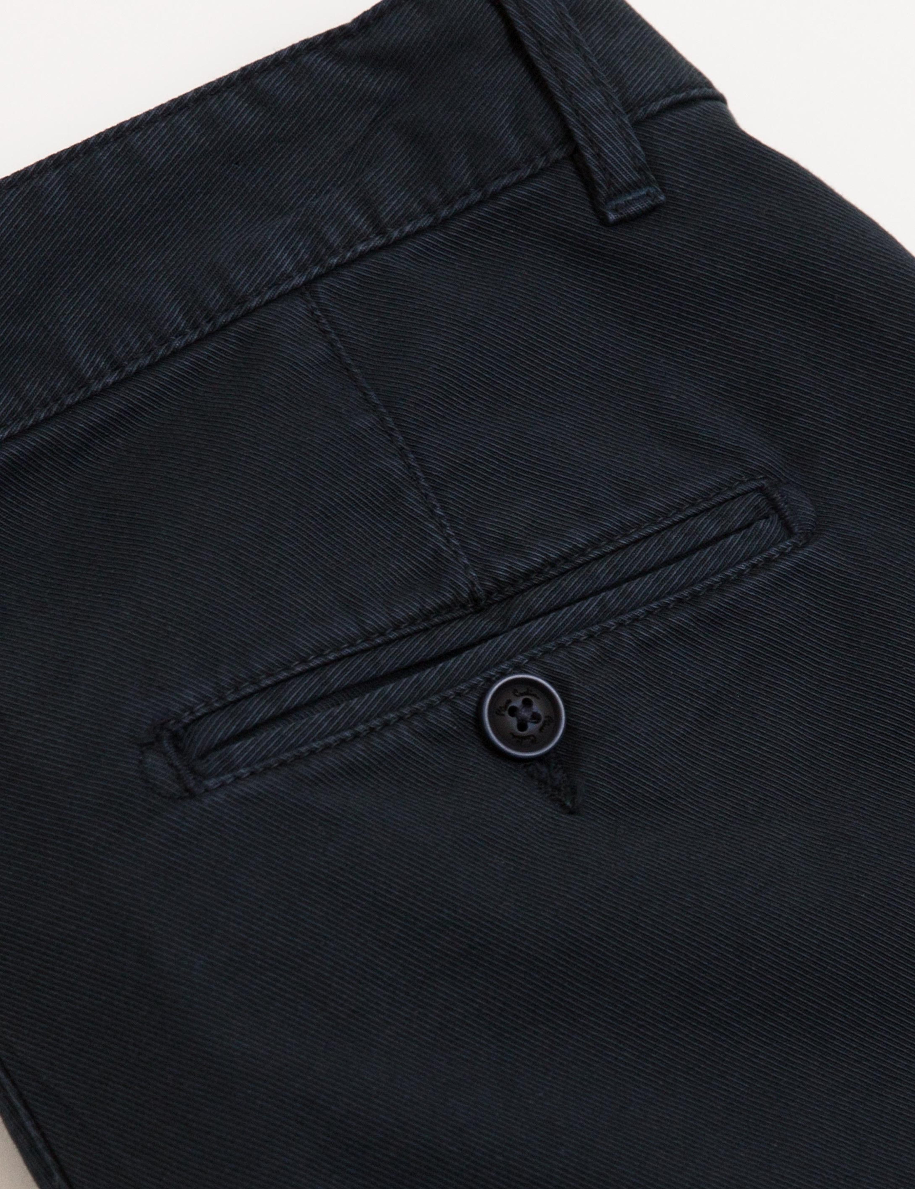 Lacivert Slim Fit Chino Pantolon - Image 2