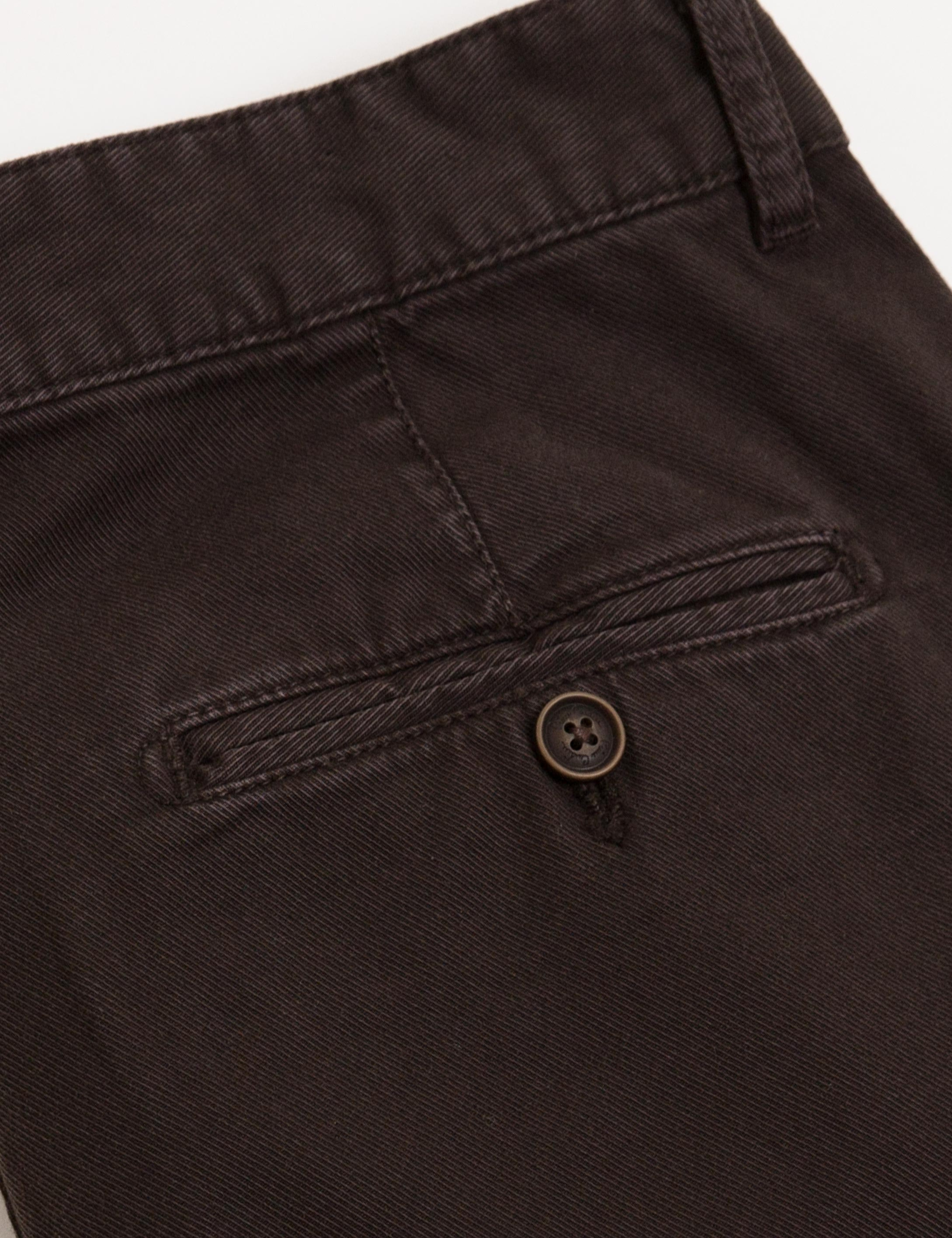 Kahverengi Slim Fit Chino Pantolon