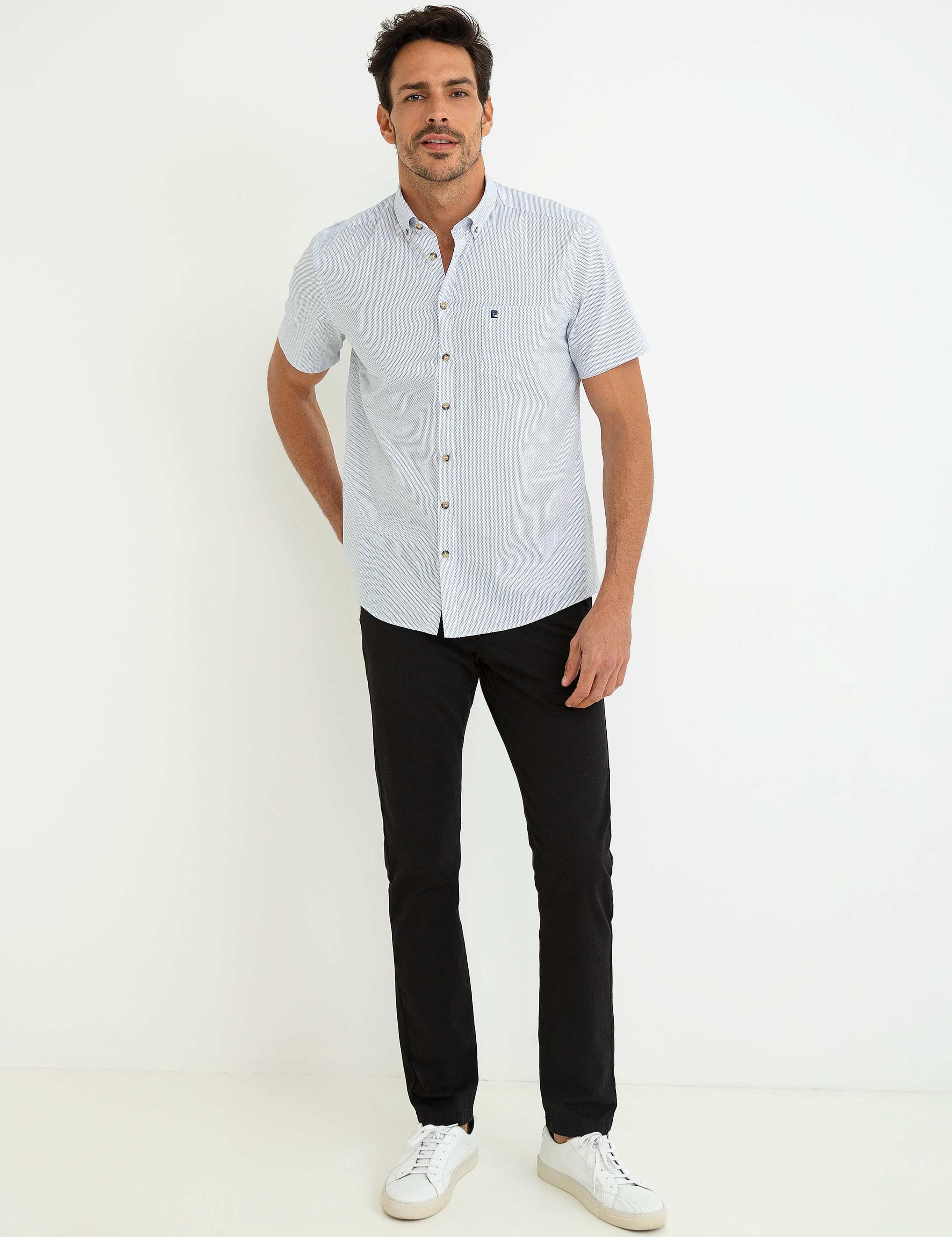 Siyah Slim Fit Chino Pantolon