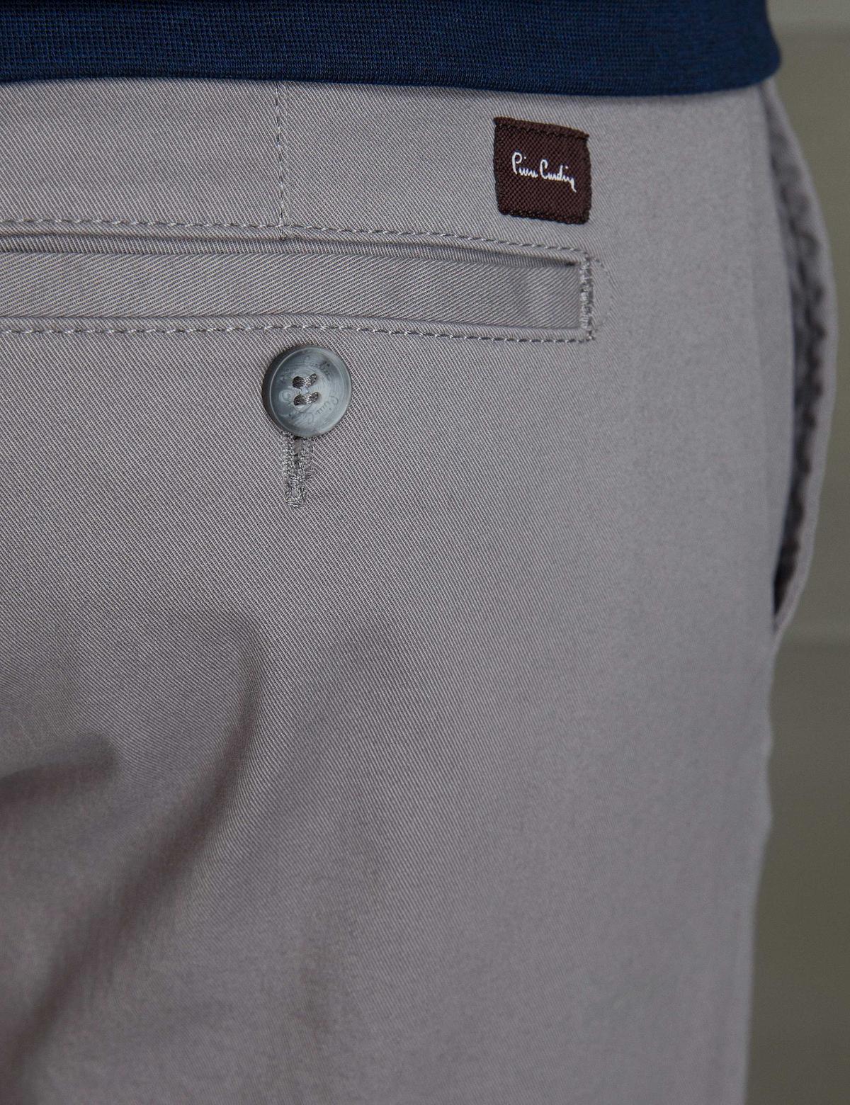 Gri Slim Fit Chino Pantolon - 50193367016