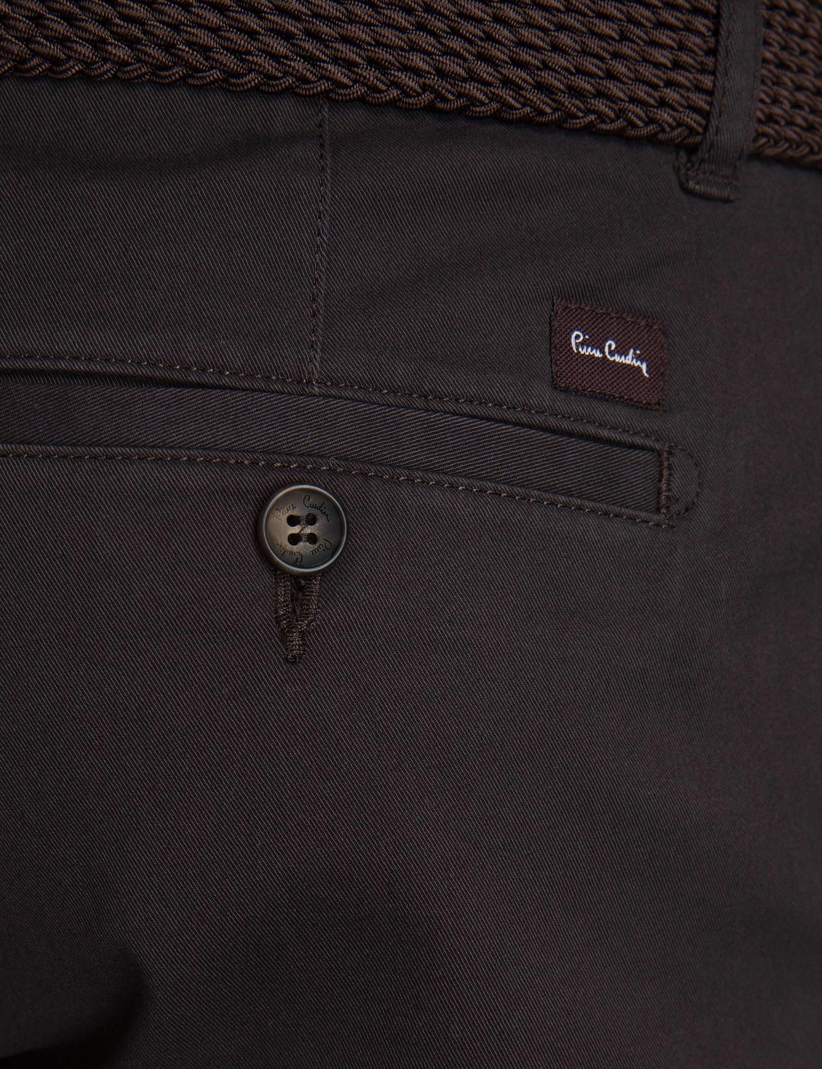 Kahverengi Slim Fit Kanvas Pantolon