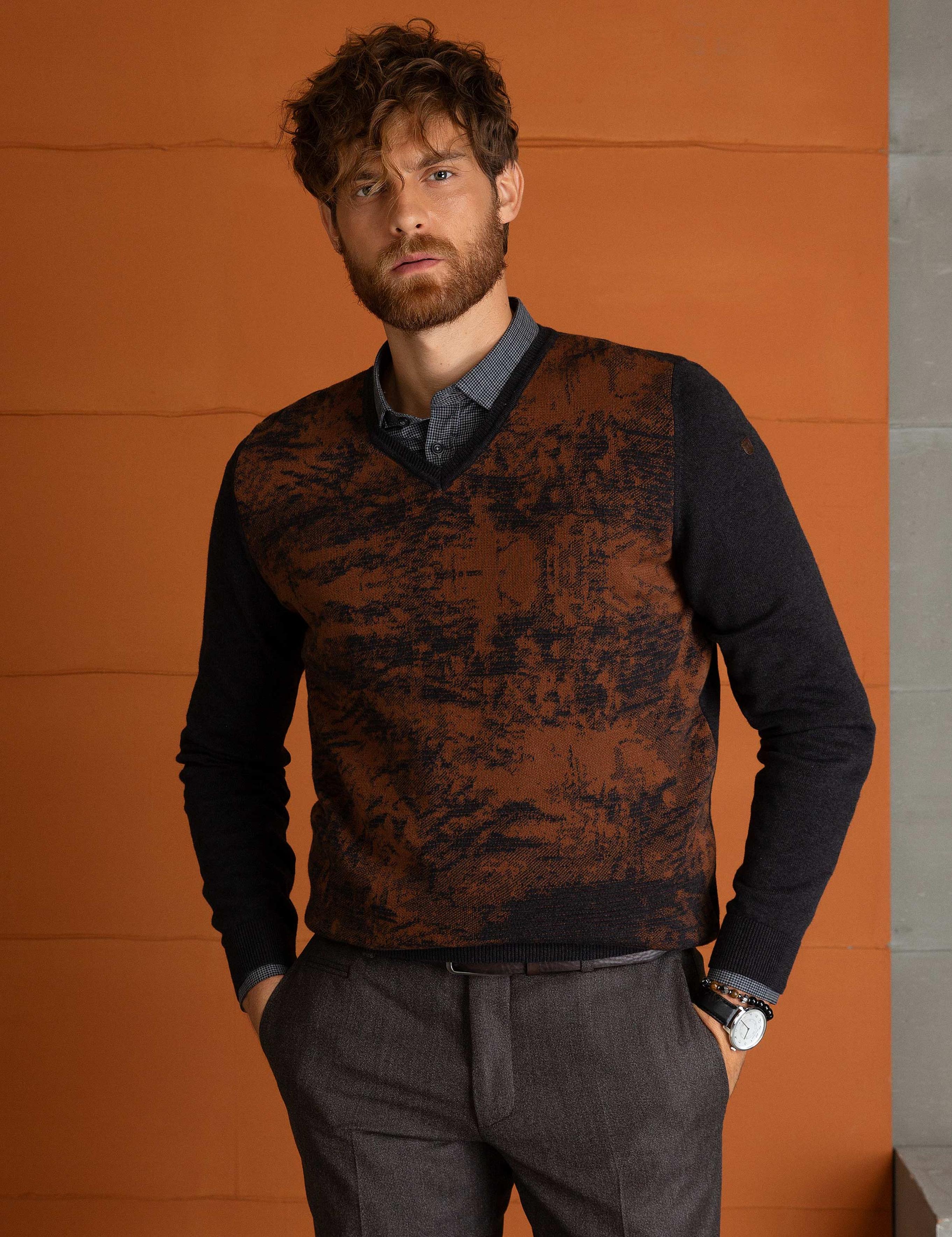 Kırmızı Triko Kazak