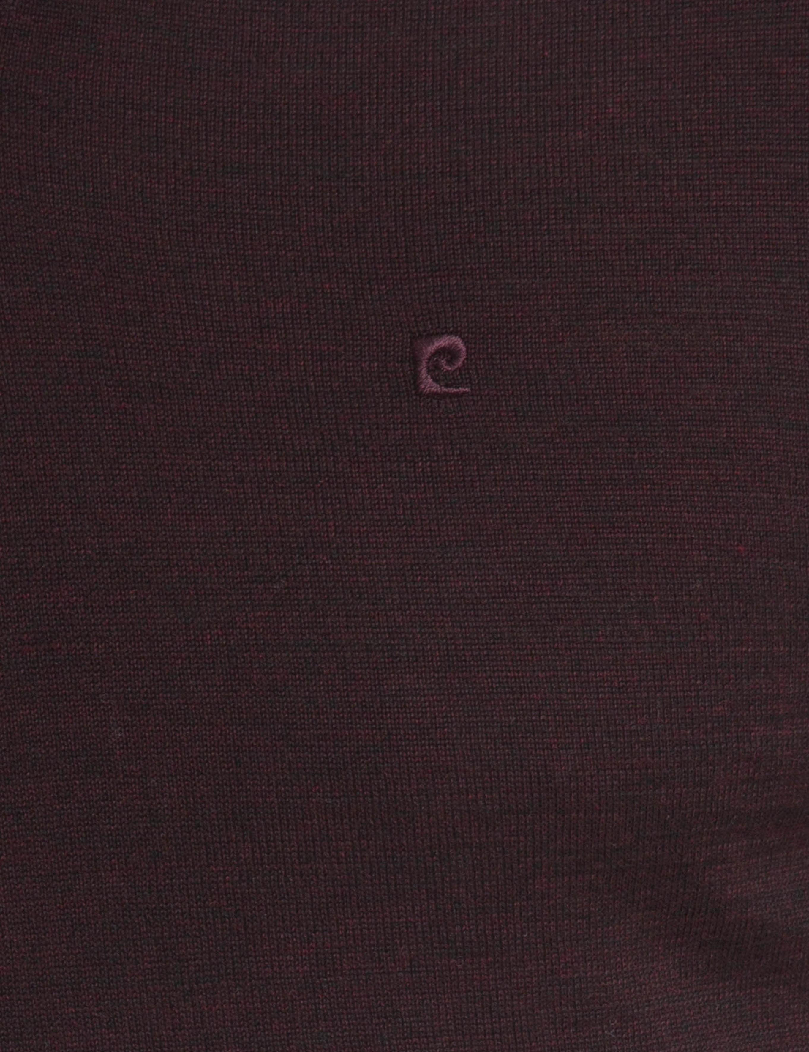 Bordo Slim Fit Basic Triko Kazak