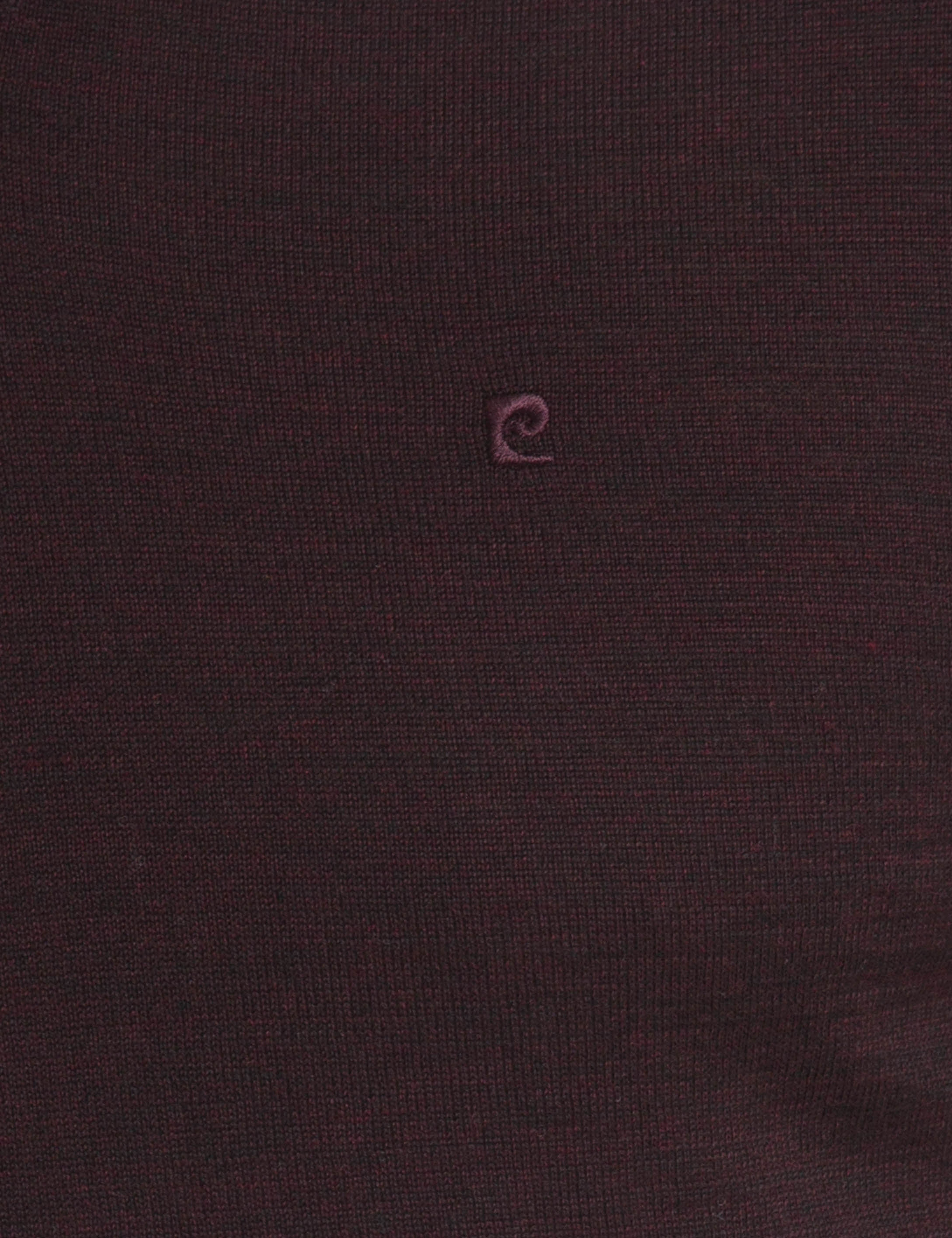 Bordo Slim Fit Basic Triko Kazak