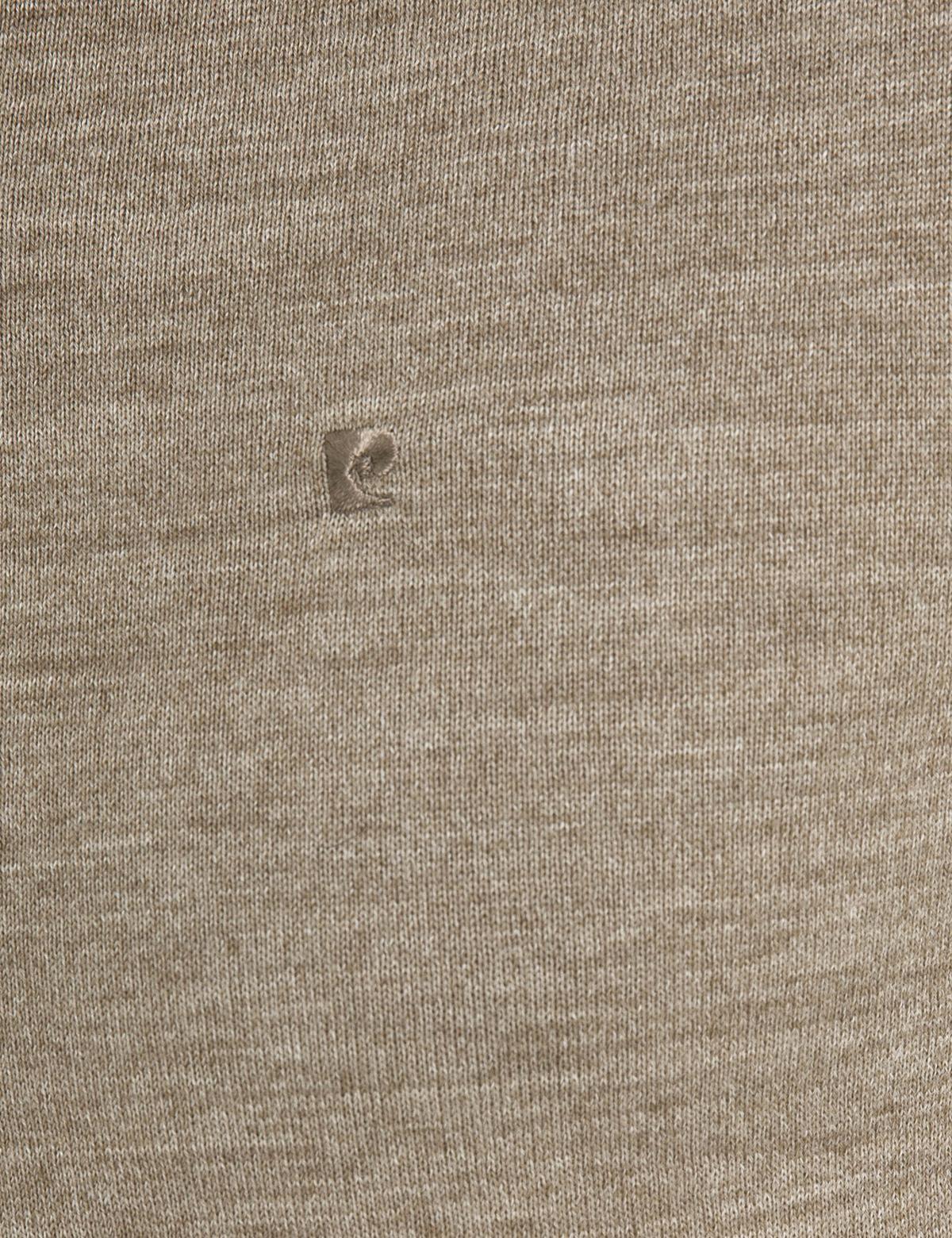 Bej Slim Fit Basic Triko Kazak - 50193441053