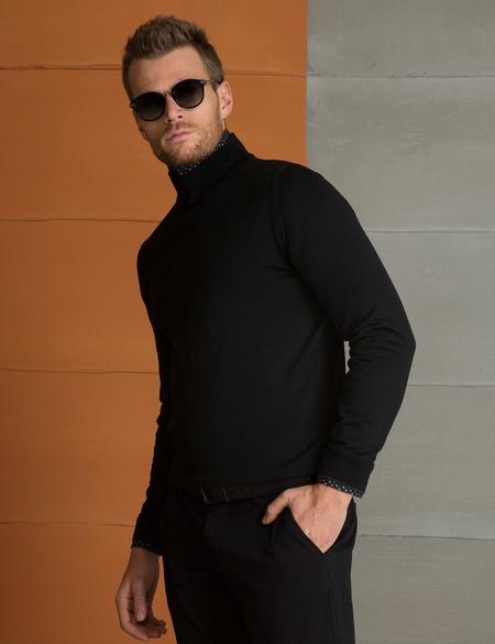 Siyah Triko Kazak - 50193444001