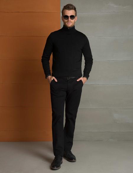 Siyah Triko Kazak - 50193444001