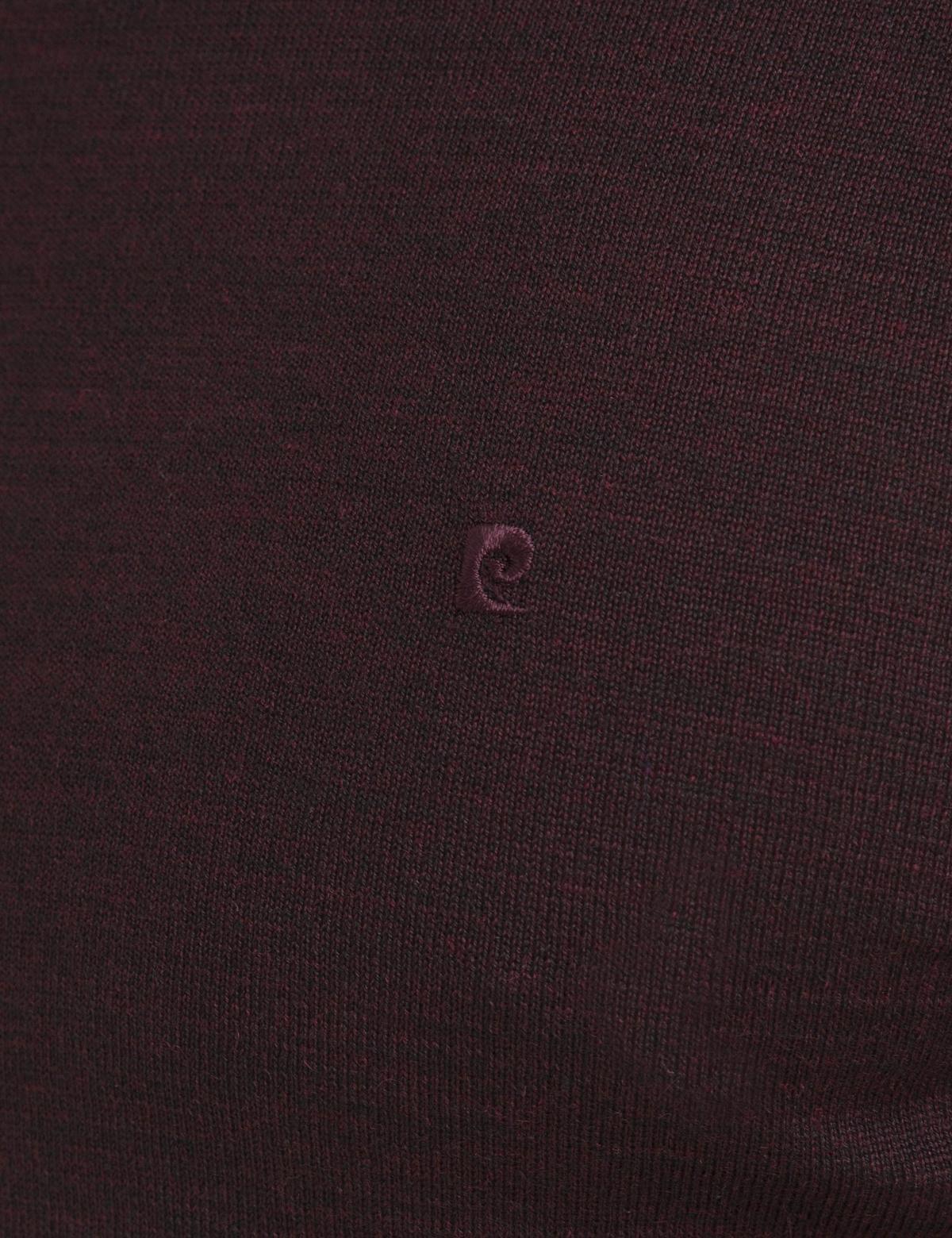 Bordo Slim Fit Basic Triko Kazak - 50193444021