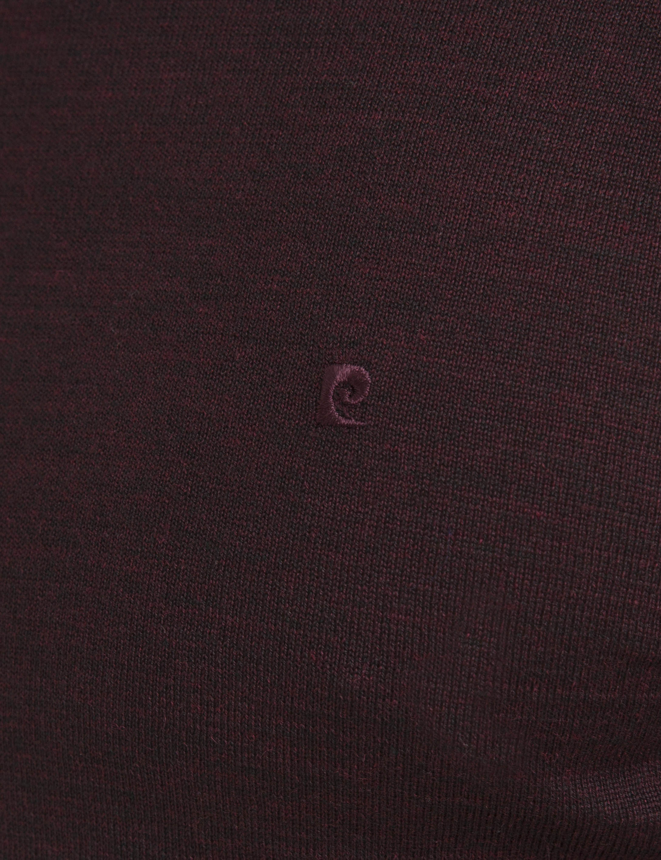 Bordo Slim Fit Basic Triko Kazak - Image 3