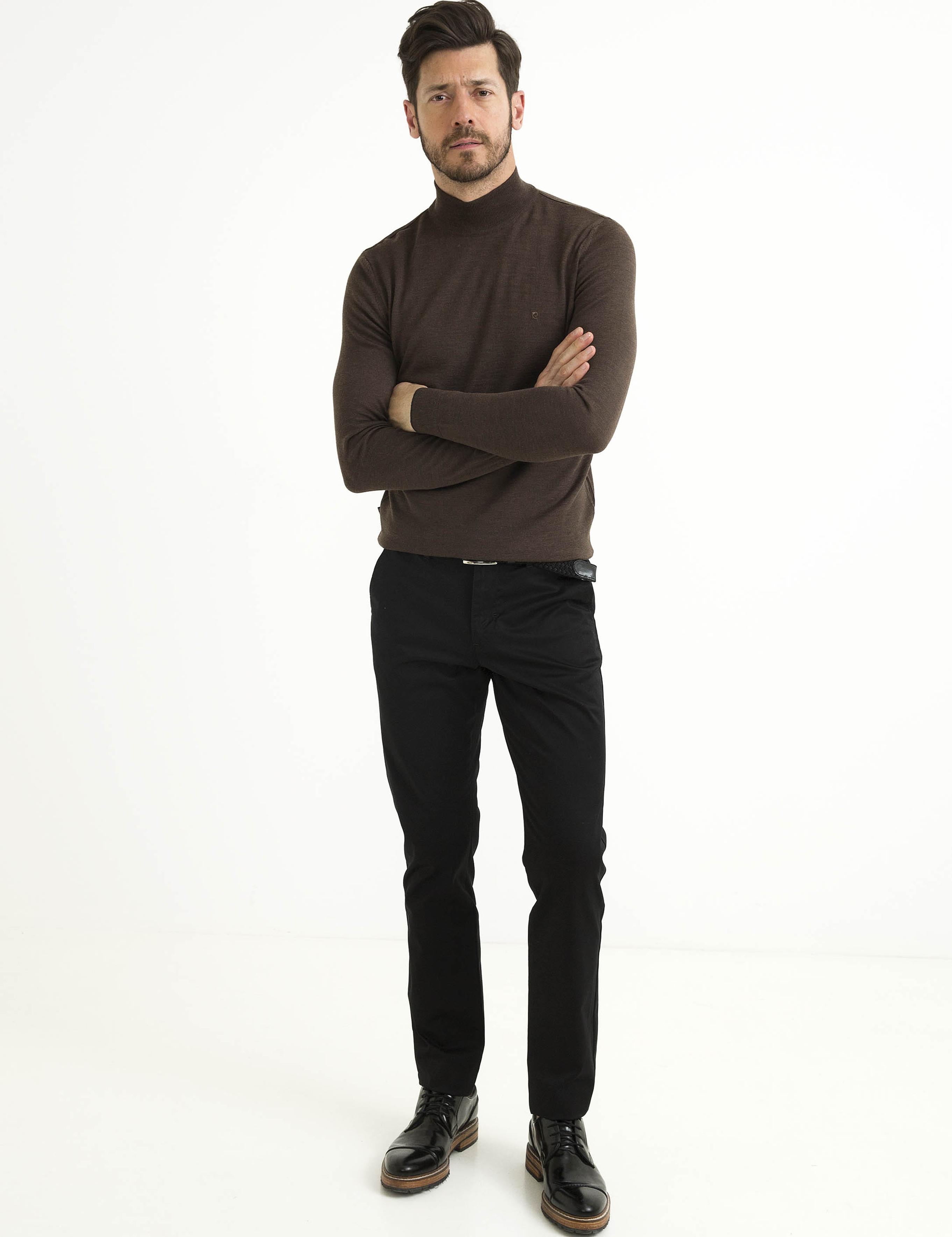 Kahverengi Triko Kazak