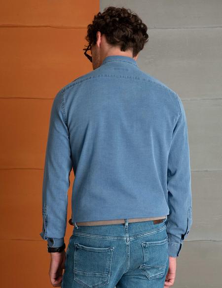 Denim Slim Fit Gömlek - 50193490006