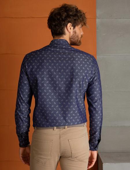İndigo Slim Fit Gömlek - 50193492001
