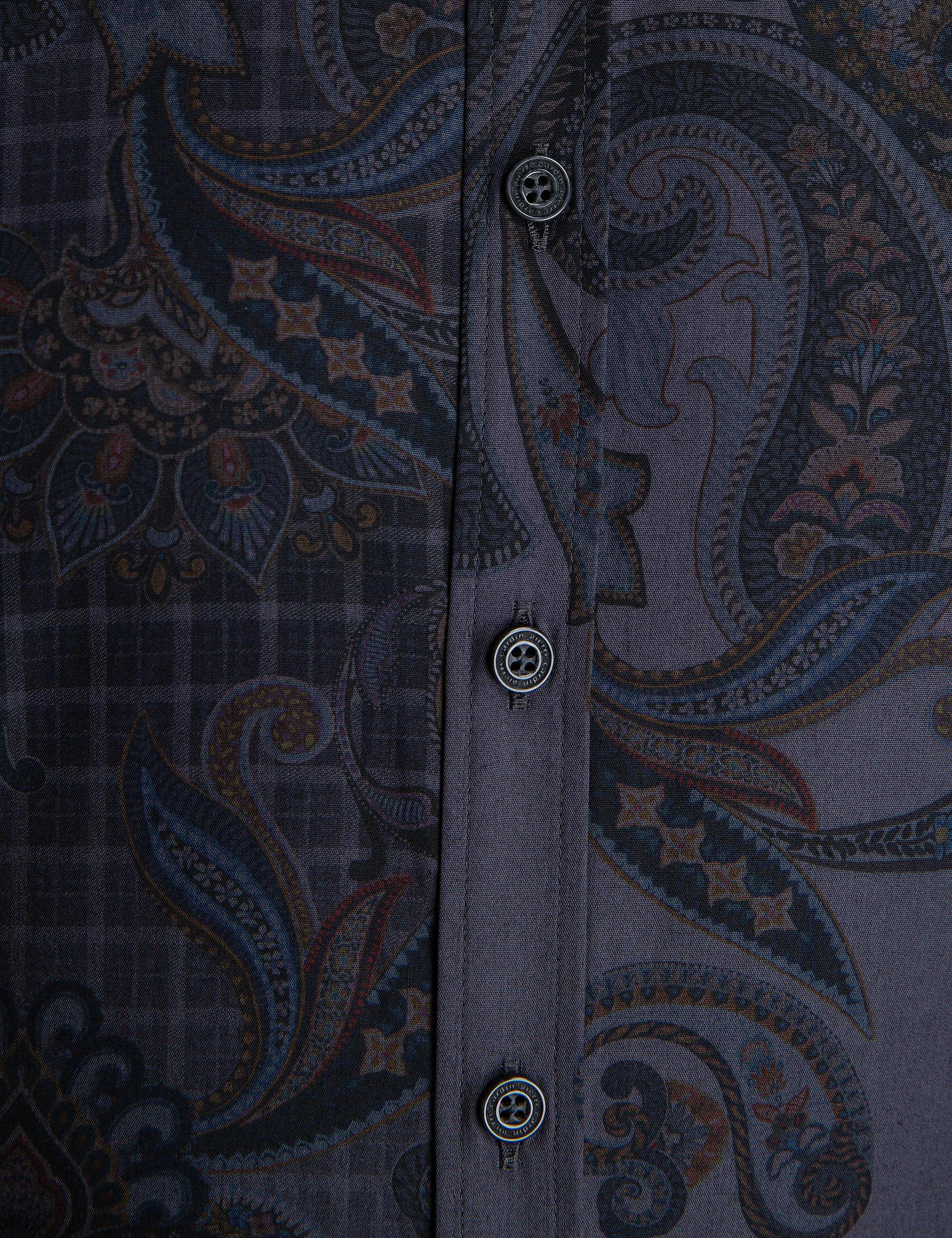 Antrasit Slim Fit Gömlek