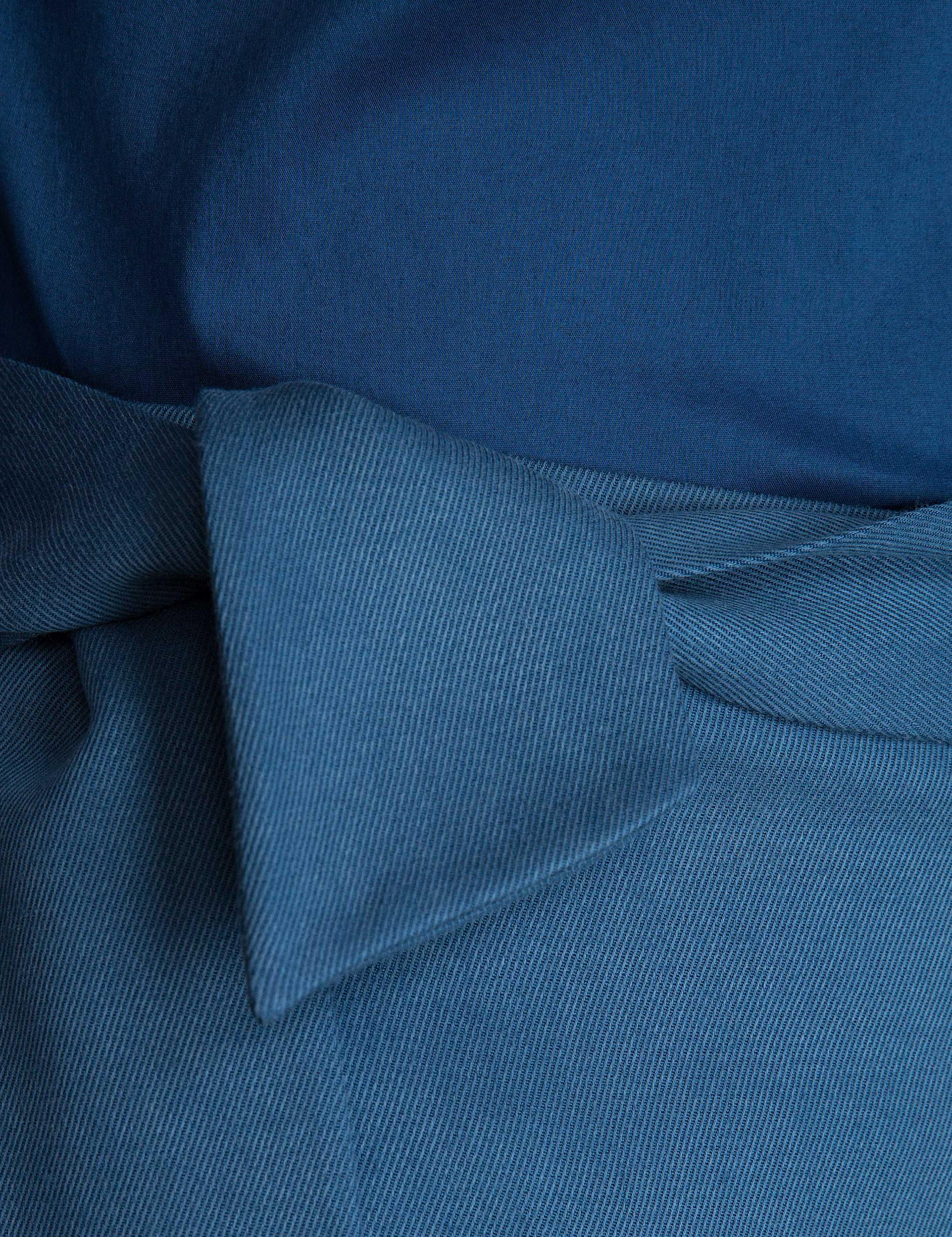 İndigo Regular Fit Dokuma Etek