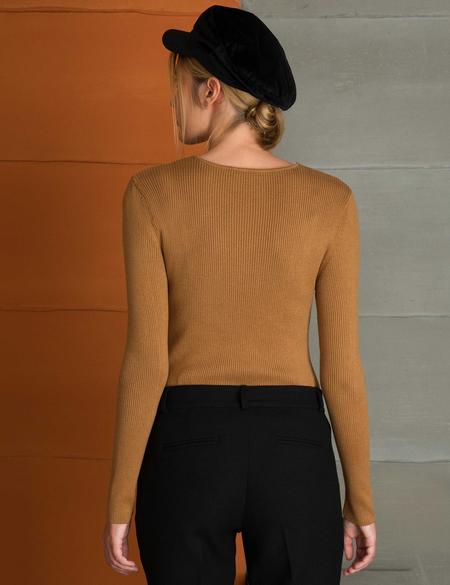 Kahverengi Triko Kazak - 50197344020