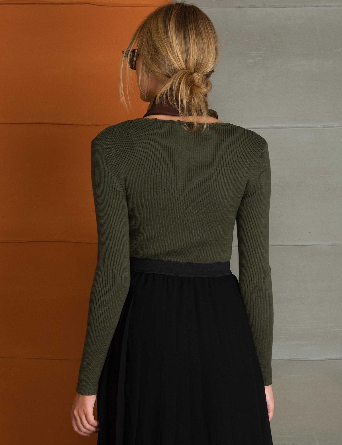 Haki Triko Kazak - 50197344043