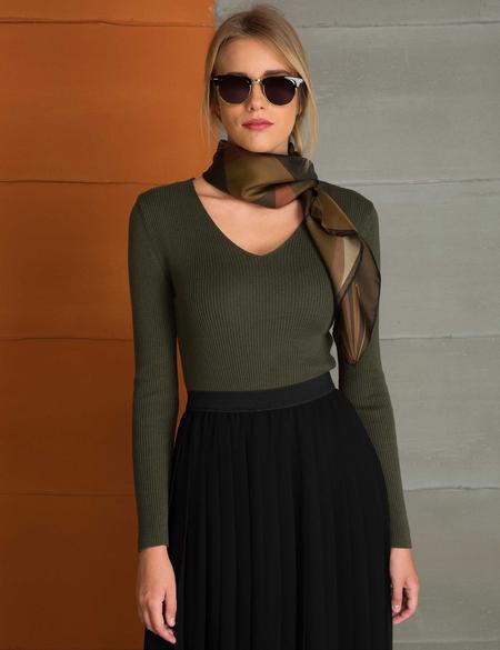 Haki Triko Kazak - 50197344043