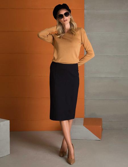 Camel Slim Fit Tişört - 50197623009