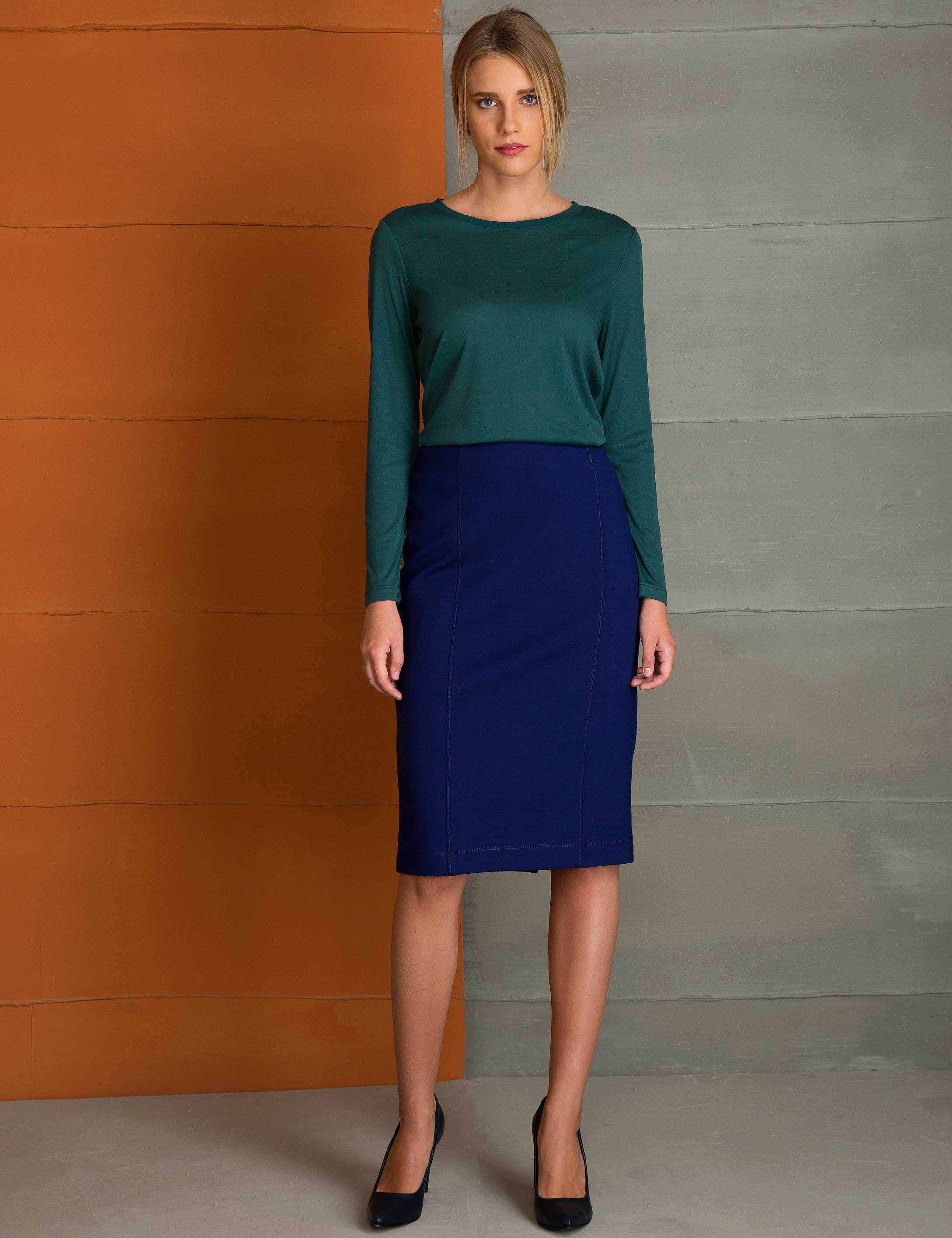 Haki Slim Fit Tişört - Image 4