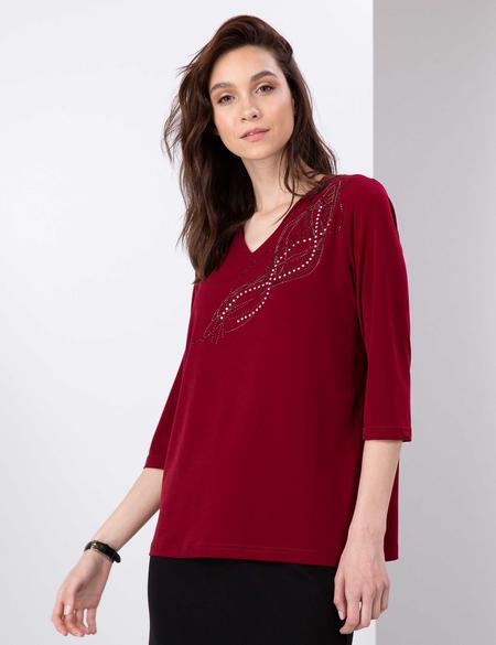 Bordo Comfort Fit Bluz - 50197783061