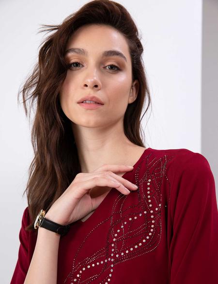 Bordo Comfort Fit Bluz - 50197783061