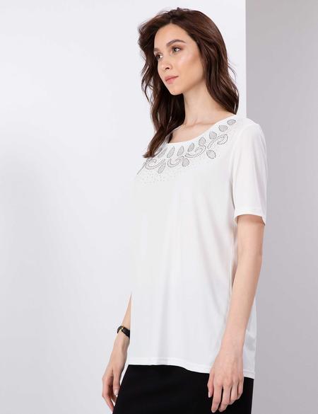 Ekru Comfort Fit Bluz - 50197787045