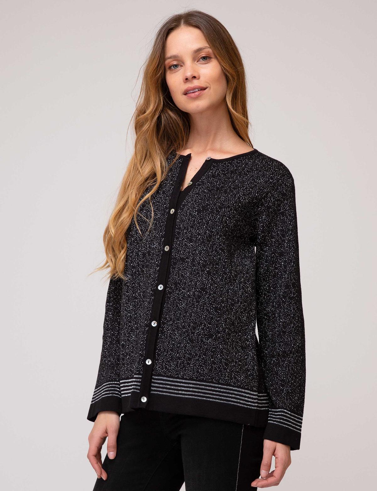 Siyah Triko Hırka - 50197796007