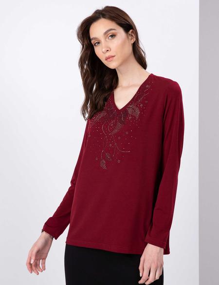Bordo Comfort Fit Bluz - 50197811061