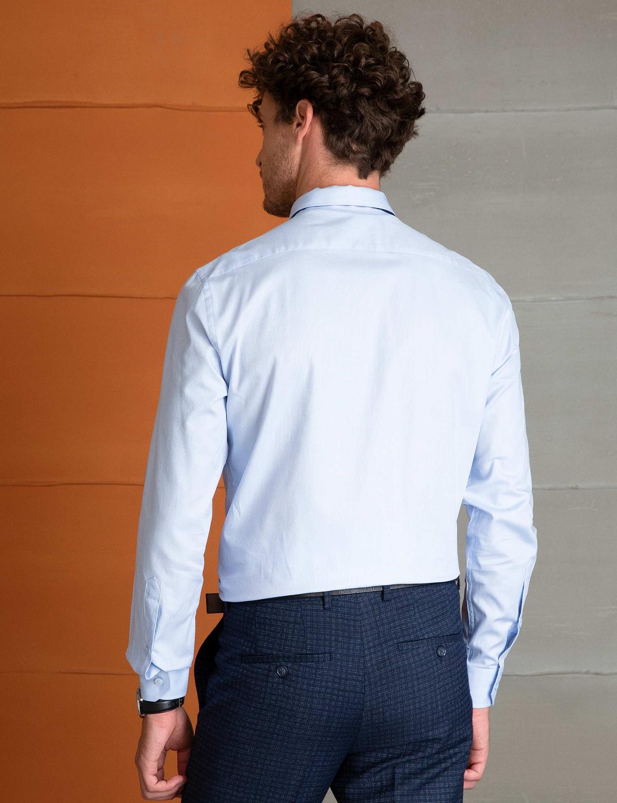 Açık Mavi Slim Fit Gömlek - 50198985005