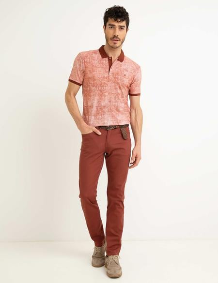 Kiremit Slim Fit Tişört - 50200251001