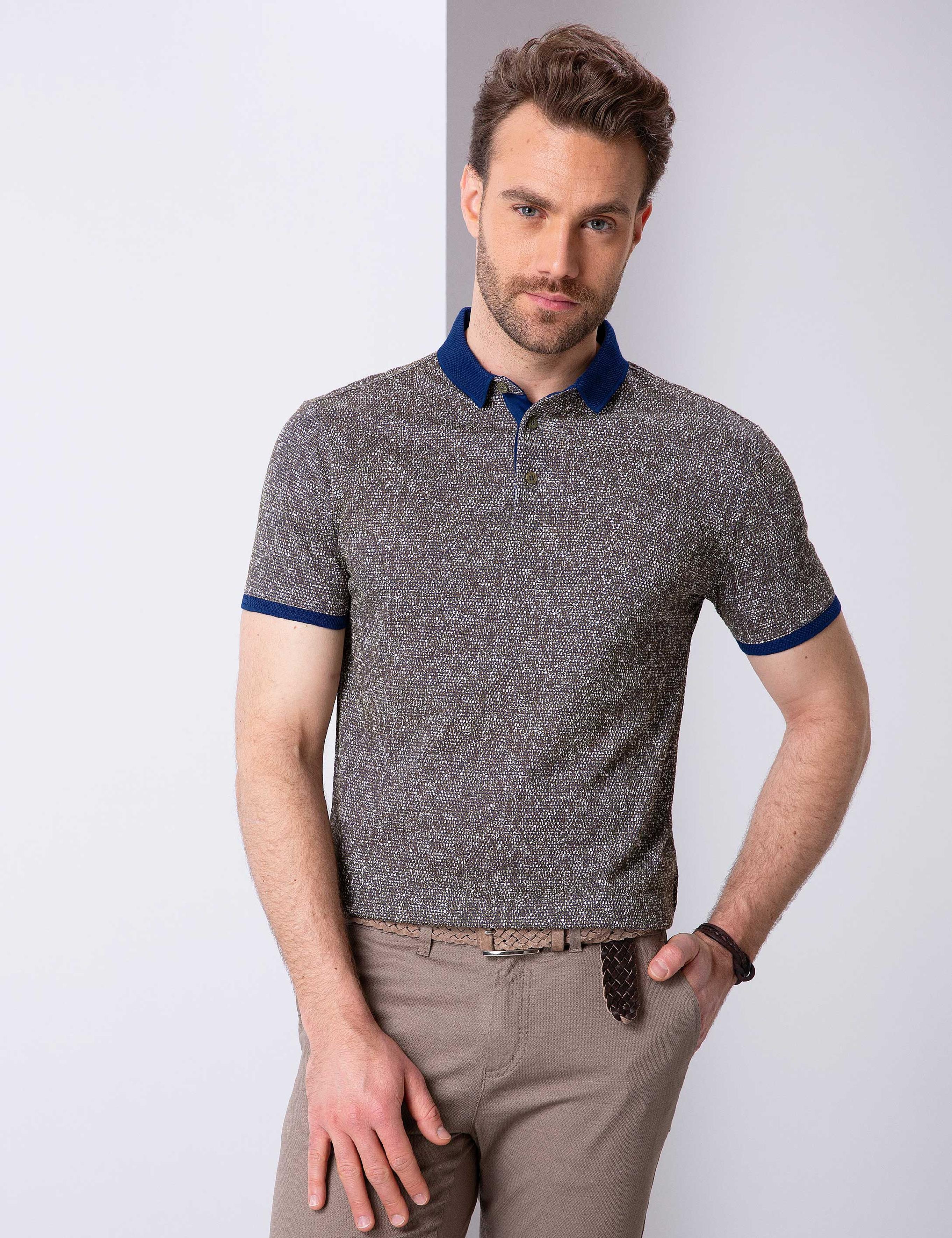 Haki Slim Fit Tişört