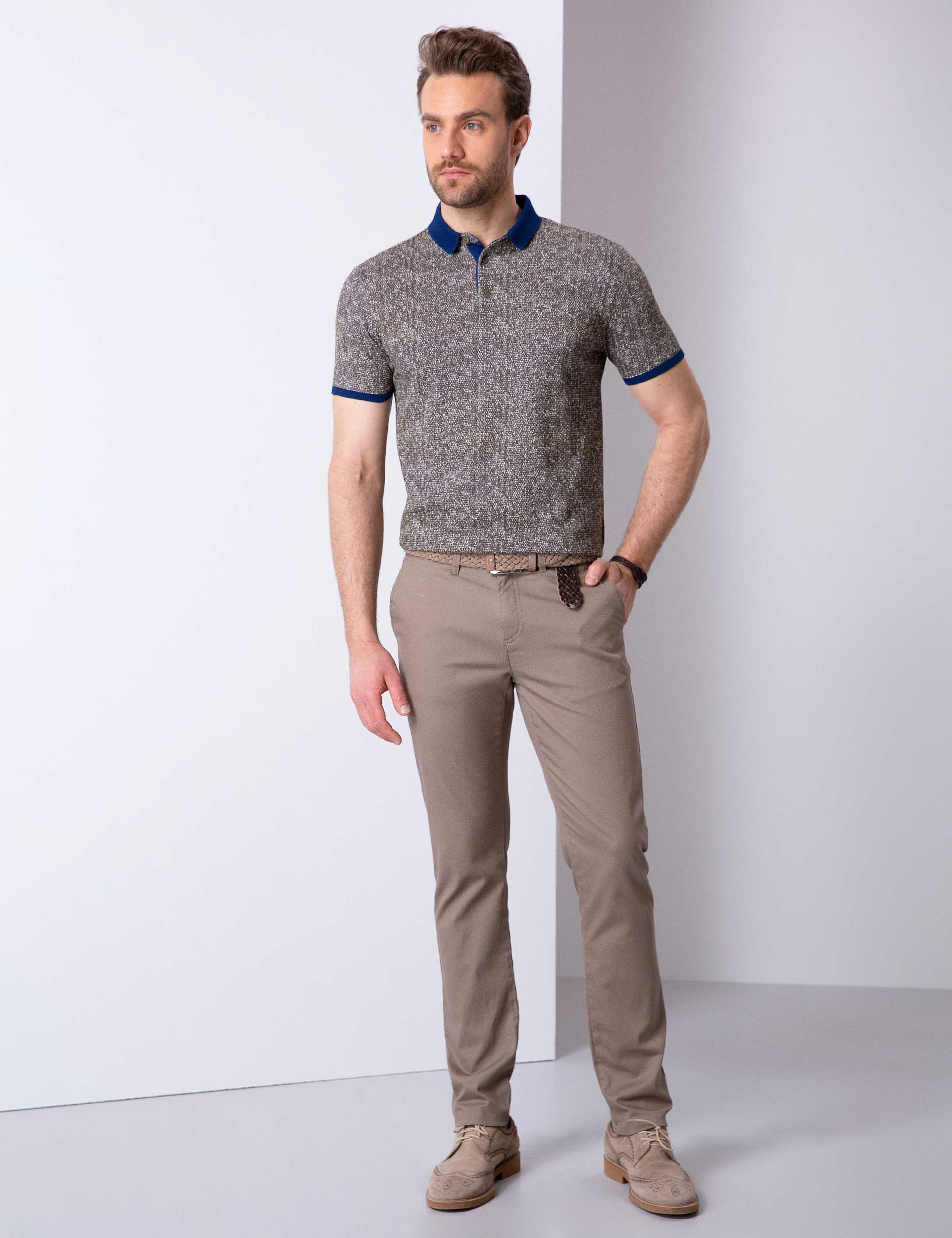 Haki Slim Fit Tişört