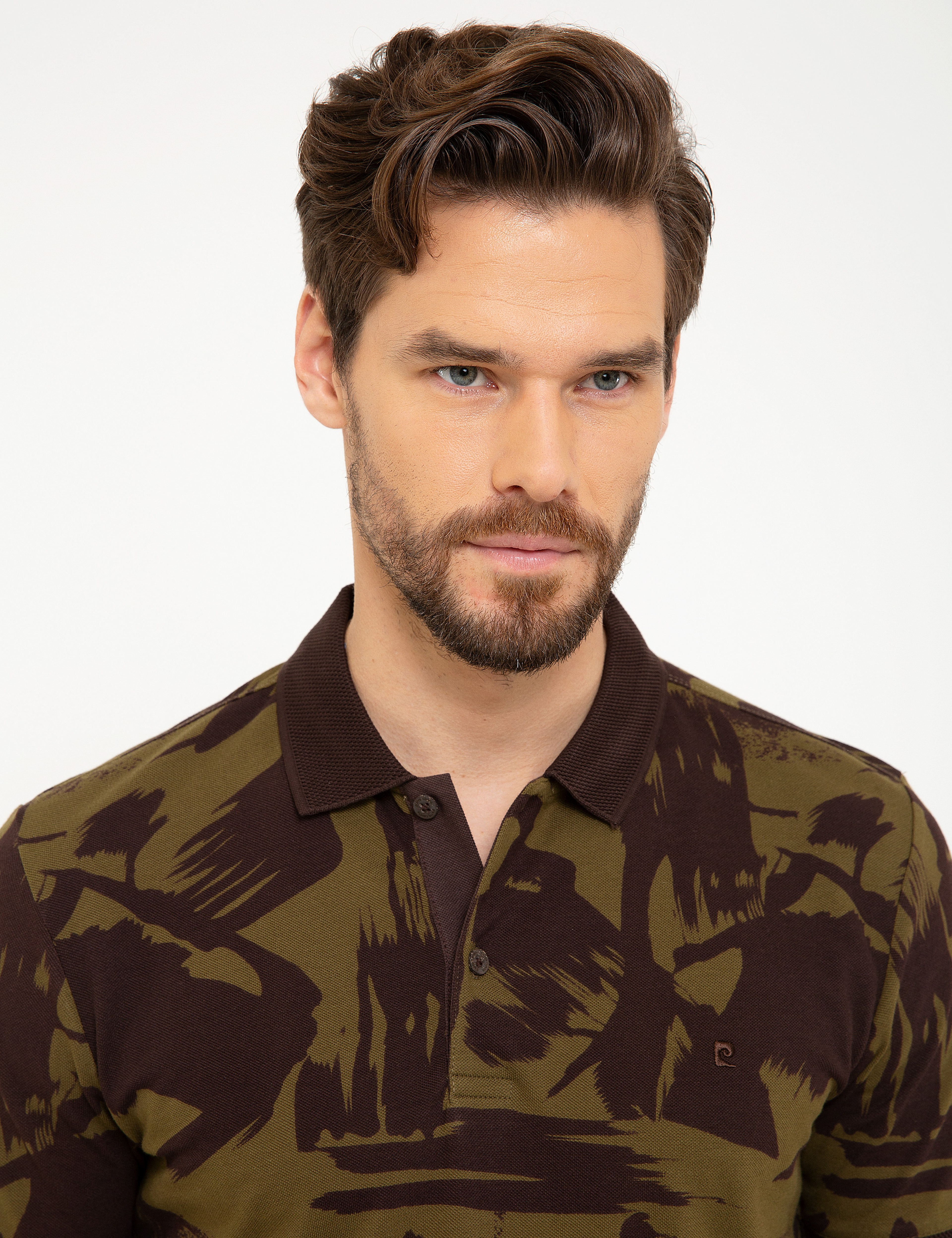 Haki Slim Fit Tişört - Image 2