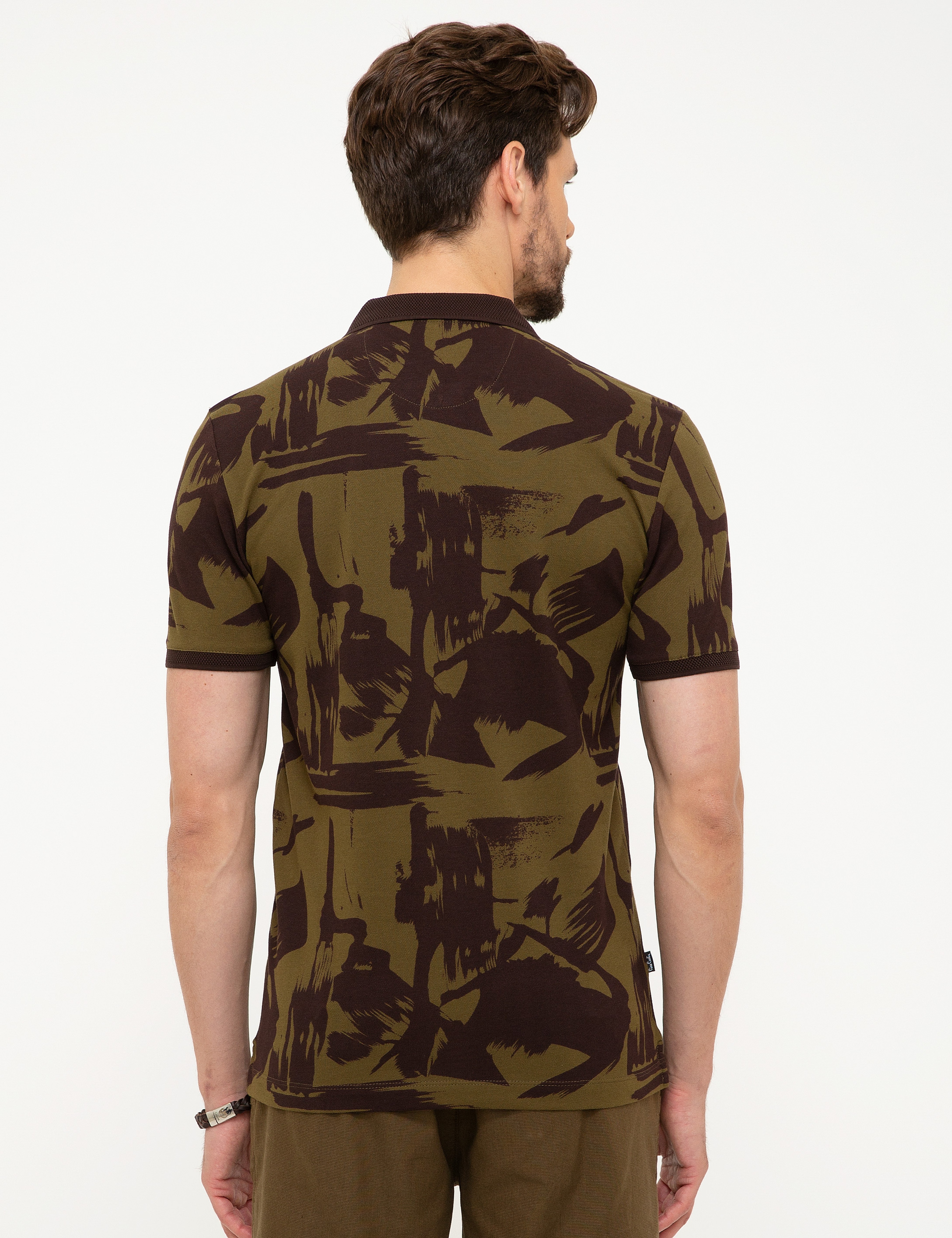 Haki Slim Fit Tişört - Image 3