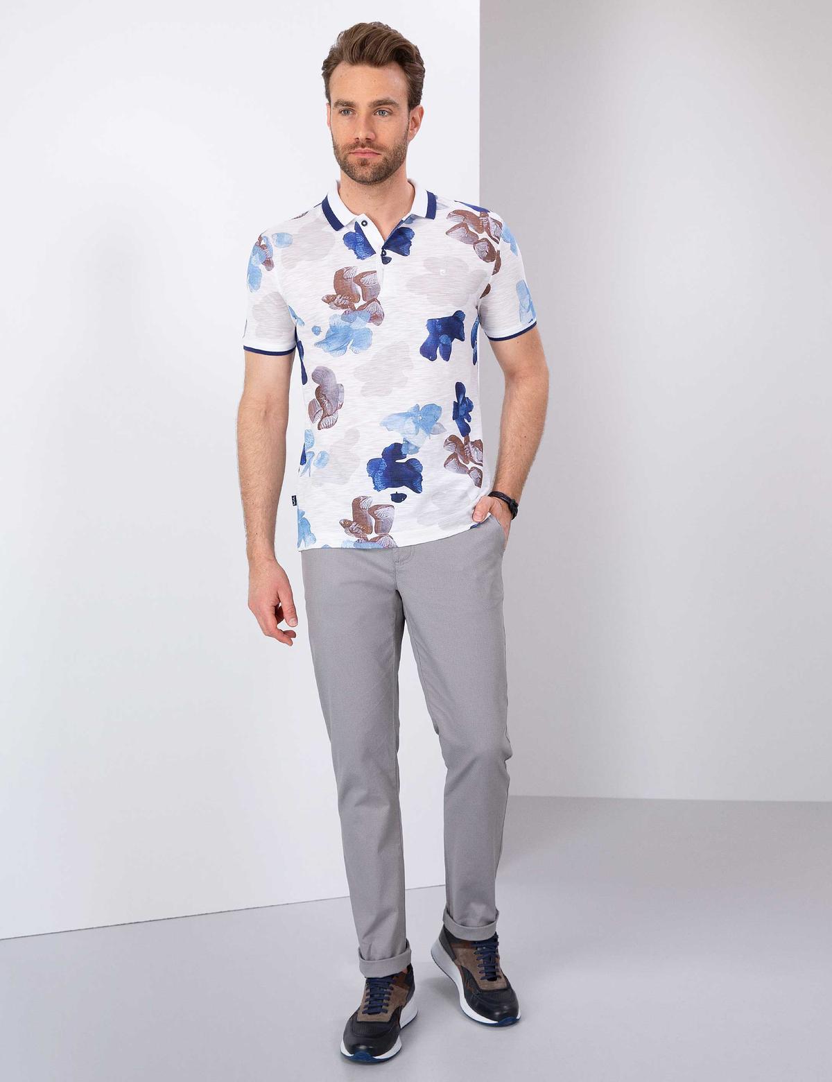 Beyaz Slim Fit Tişört - 50200304001