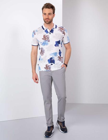 Beyaz Slim Fit Tişört - 50200304001