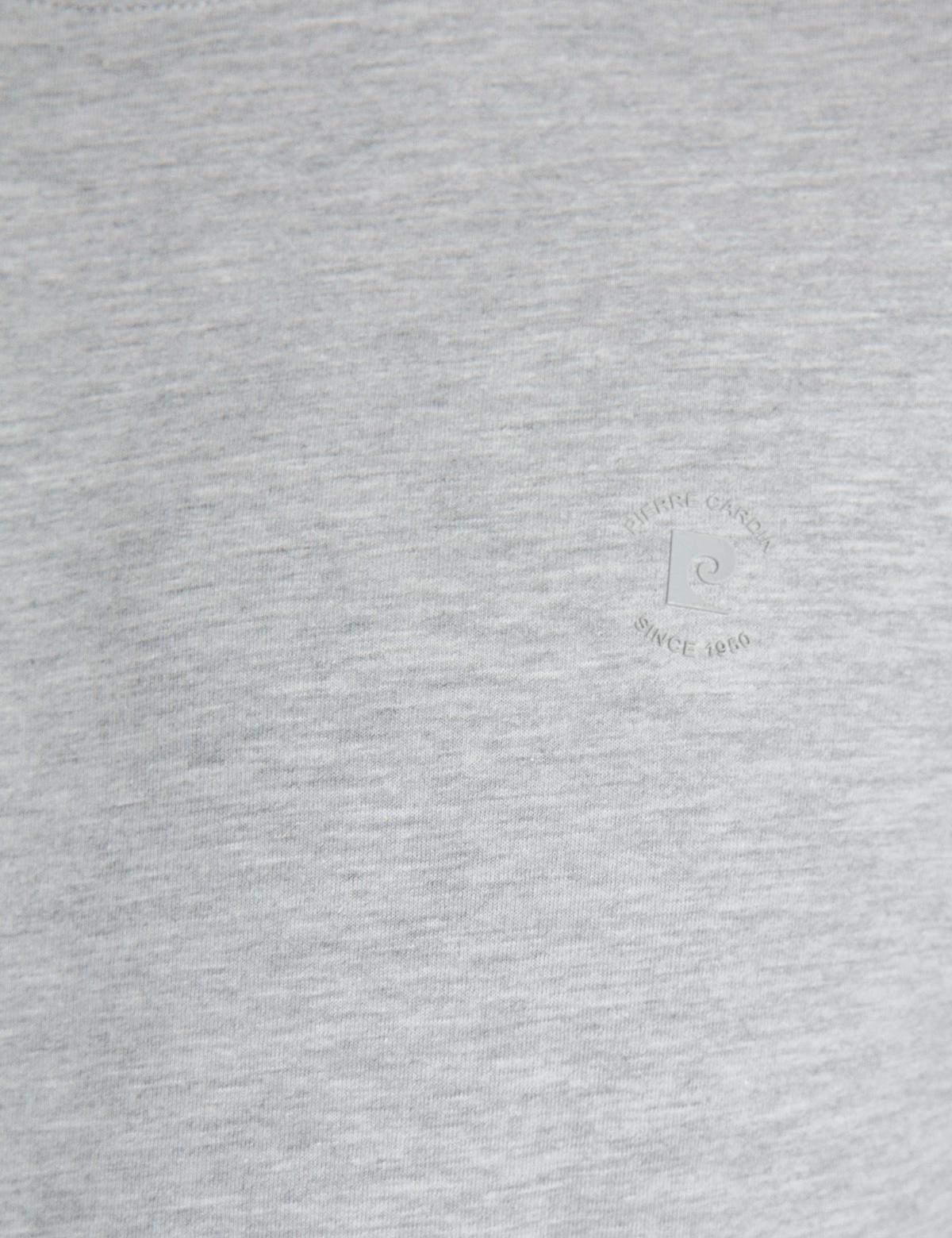 Açık Gri Slim Fit T-Shirt - 50200368010