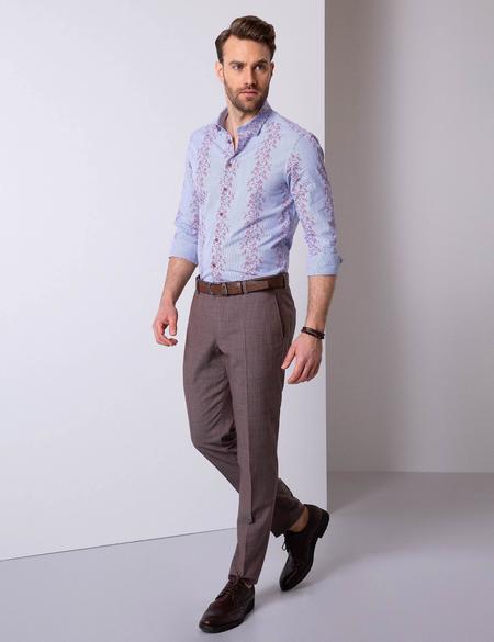 Mavi Slim Fit Uzun Kollu Gömlek - 50200626005