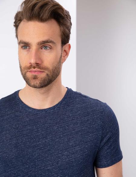 Lacivert Slim Fit Tişört - 50200628010