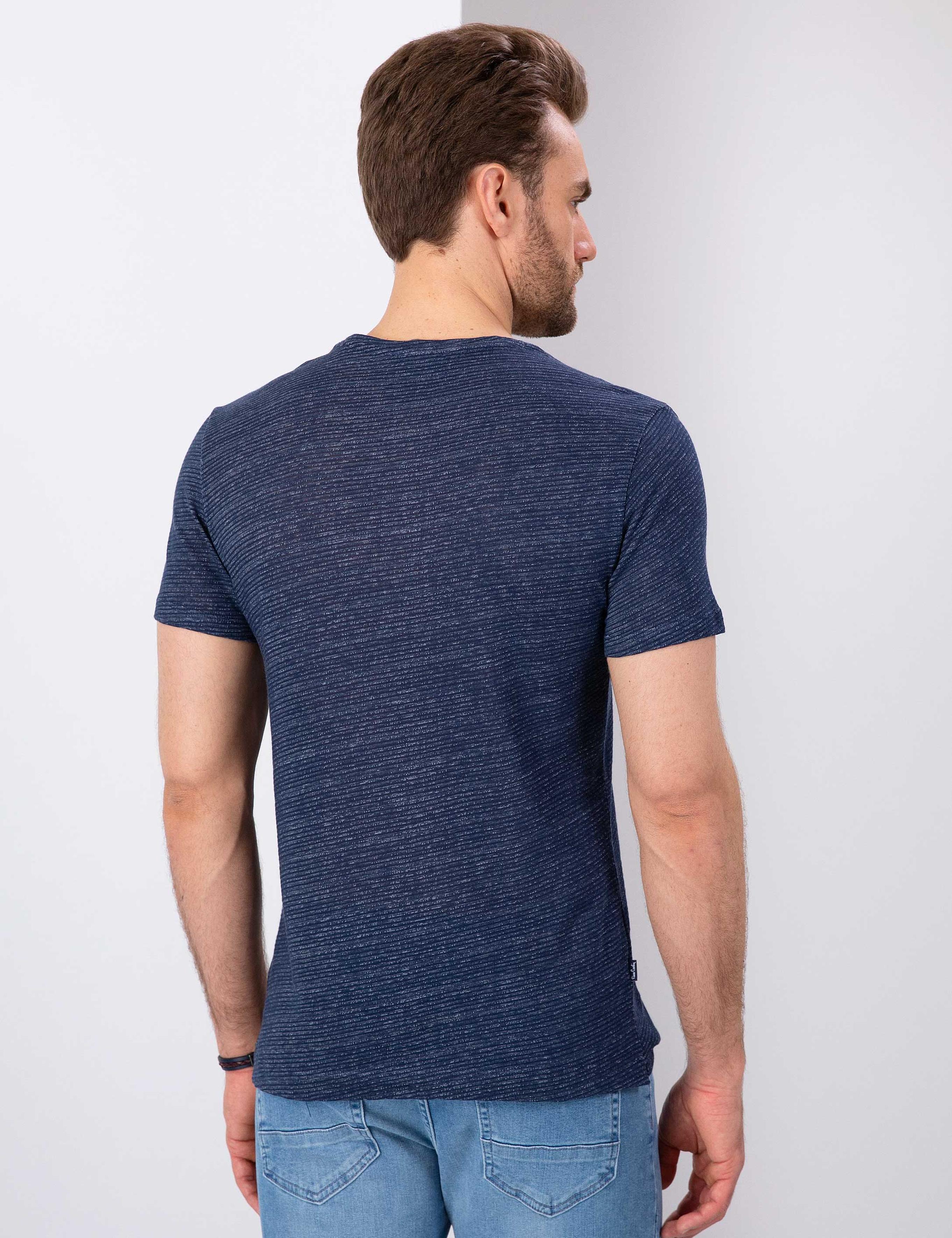 Lacivert Slim Fit Tişört