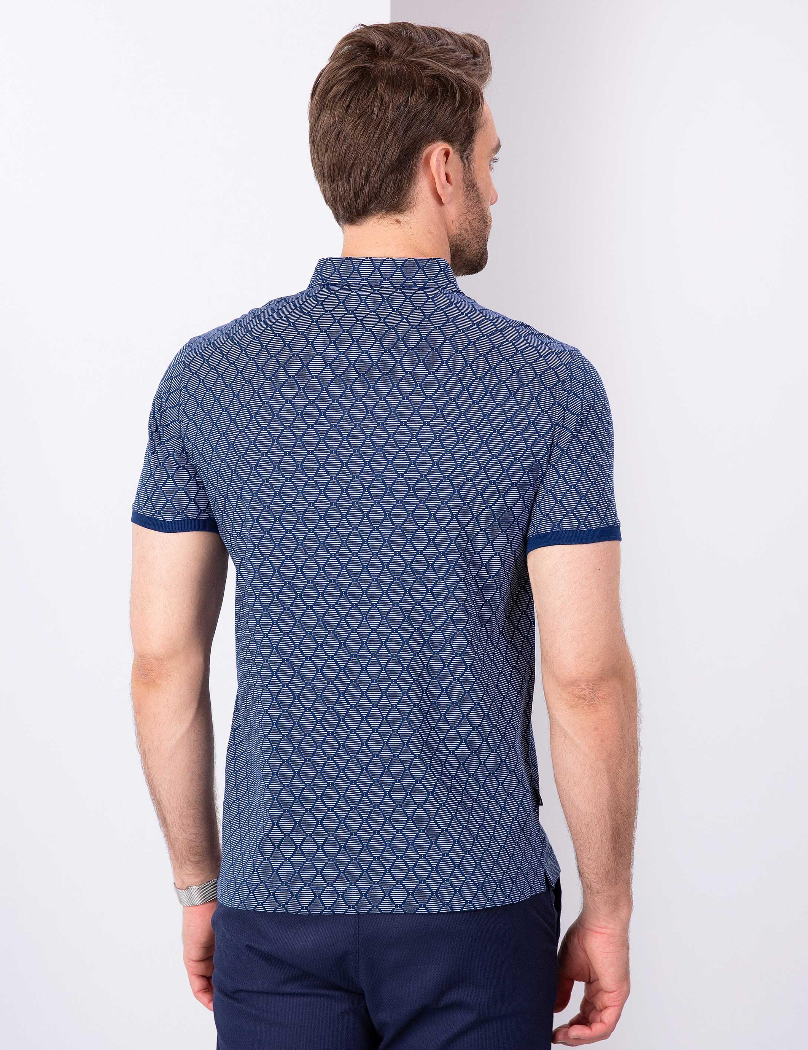 Lacivert Slim Fit Tişört