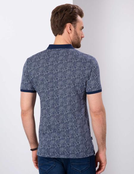 Lacivert Slim Fit Polo Yaka Tişört - 50200632016