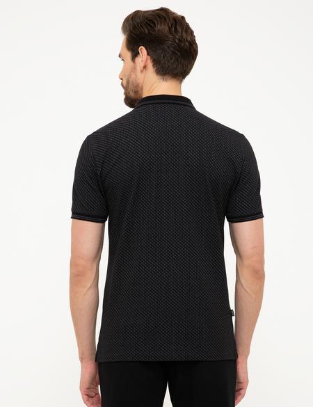 Siyah Regular Fit Polo Yaka T-Shirt - 50202561011