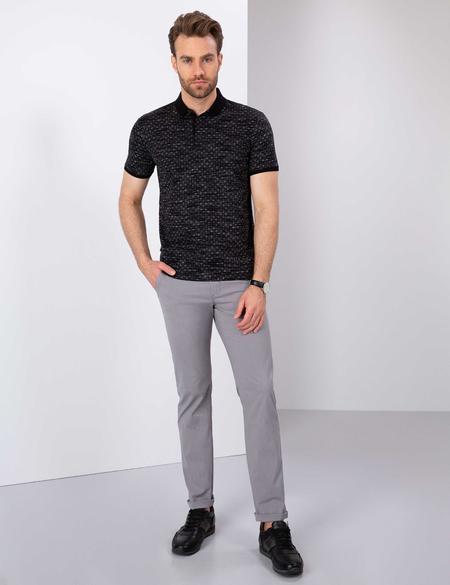 Siyah Slim Fit Tişört - 50202581010