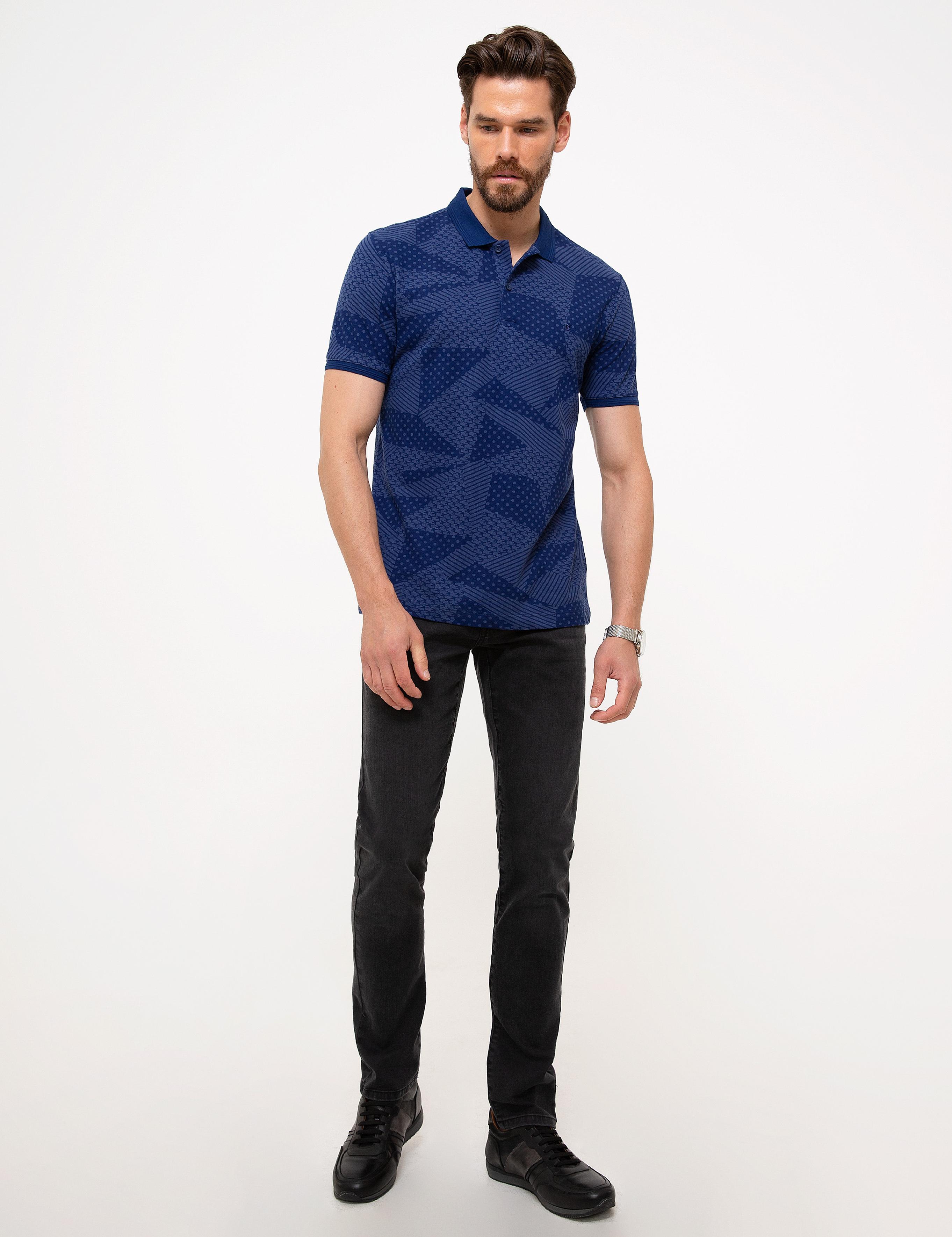 Antrasit Slim Fit Denim Pantolon