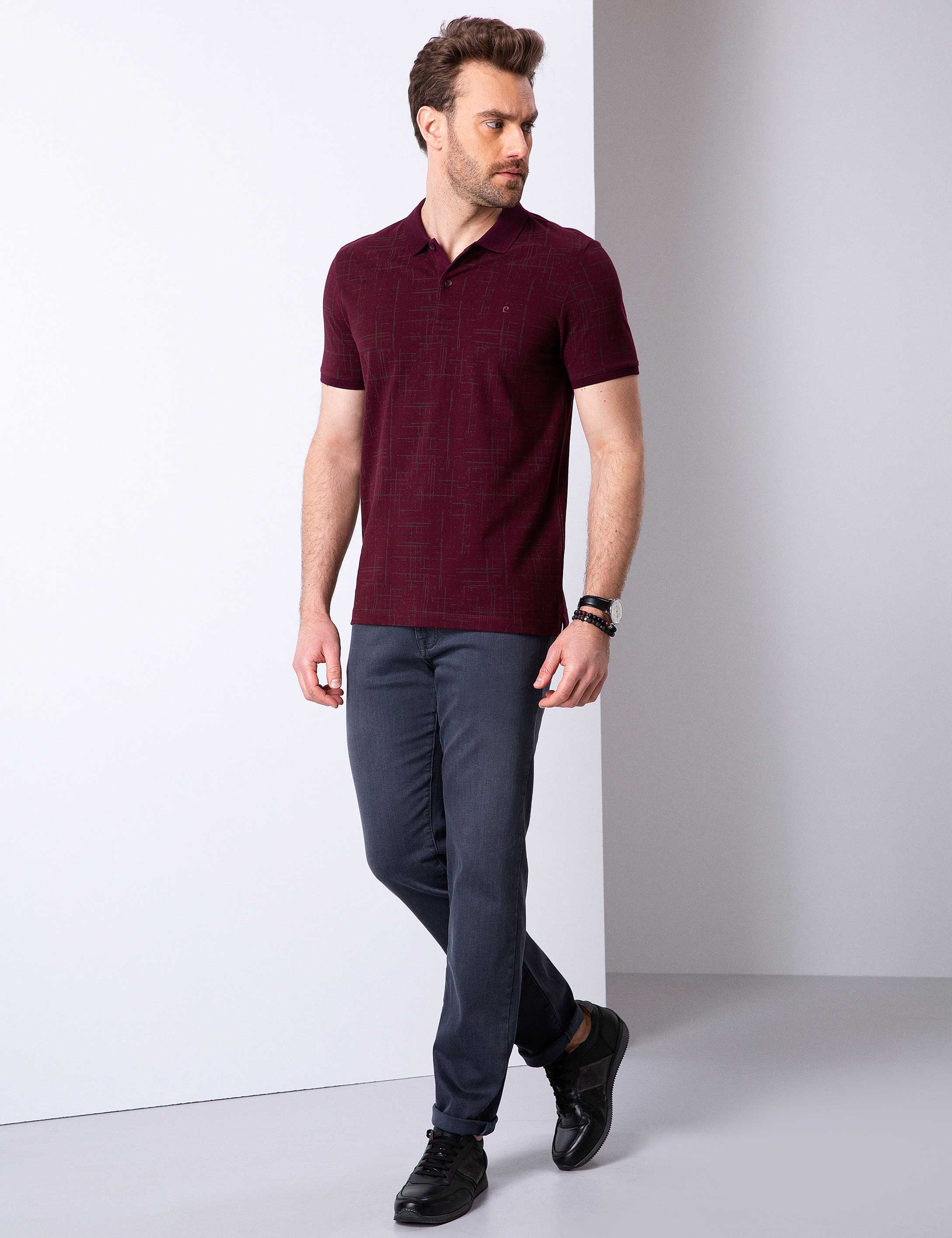 Antrasit Straight Fit Denim Pantolon