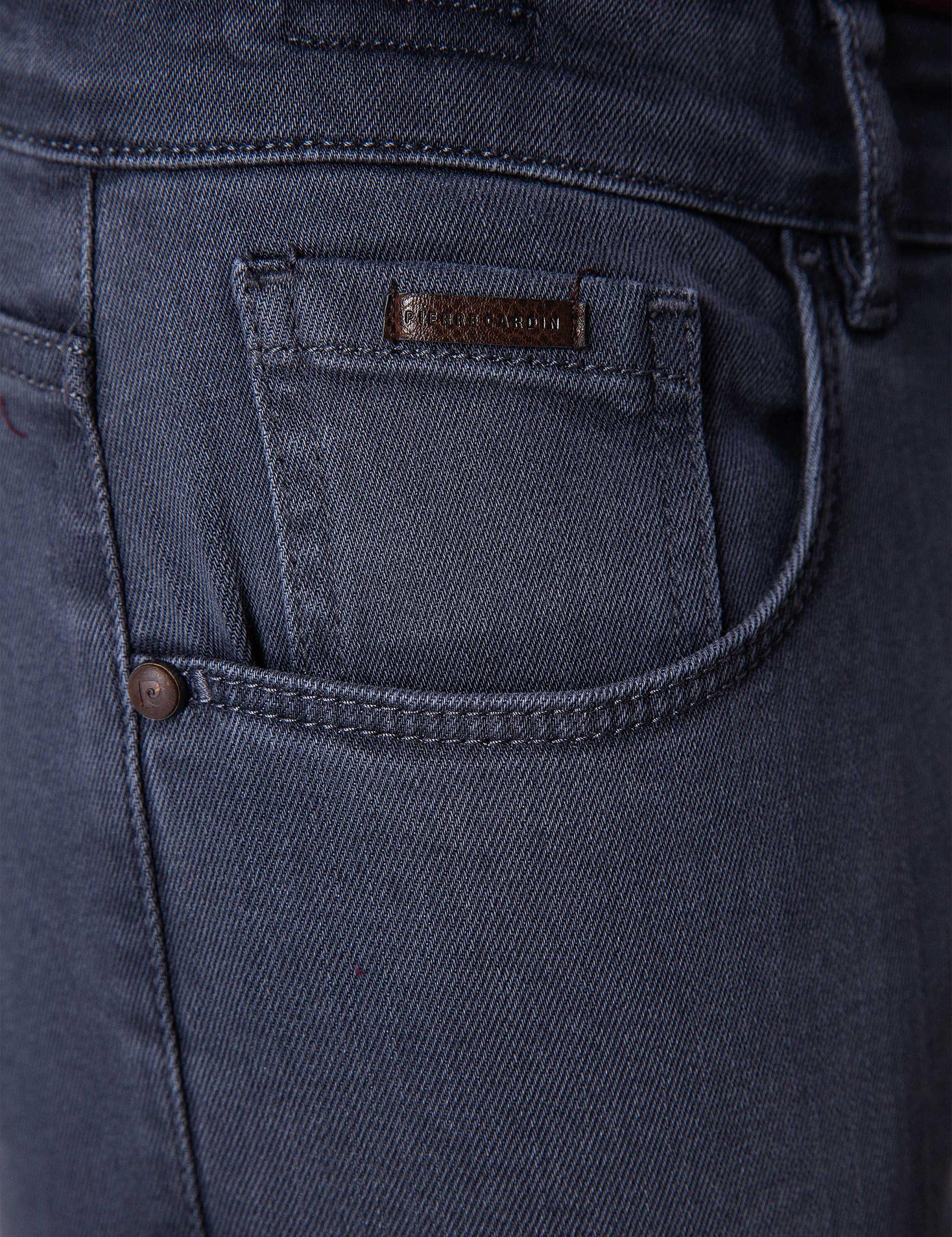 Antrasit Straight Fit Denim Pantolon