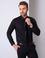 Siyah Slim Fit Uzun Kollu Basic Gömlek